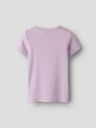 Mädchen T-Shirt gerippt mit Herzstickerei 3