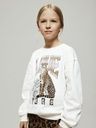 Mädchen Sweatshirt mit Leopard 7