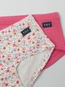 2-Pack Mädchen Hipster-Unterhosen Blumen 2