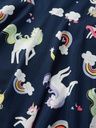 Langärmliges Mädchen Jerseykleid Einhorn-Motiv 2