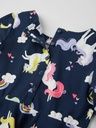 Langärmliges Mädchen Jerseykleid Einhorn-Motiv 3