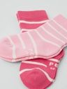 2-Pack gestreifte Kindersocken Bio-Baumwolle 2