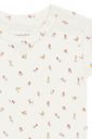 Bambus Kurzarm Body mit Blümchen 3