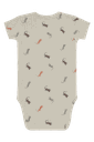 Bambus Kurzarmbody mit Eidechse 2