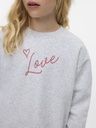 Sweatshirt mit Love Druck 5