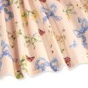 Mädchen T-Shirt Kleid mit Blumendruck 4