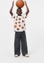 Knaben T-Shirt AOP Basketball 2