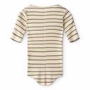 Mädchen Rippe T-Shirt mit Streifen 2