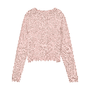 Mädchen Strickjacke mit Lochmuster 2
