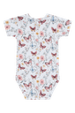 Baby Kurzarm Body Schmetterling Bambus 2