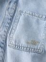 Leichtes Jeanshemd mit Kapuze 3