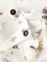 Langarmbody gerippt mit Blumen 3