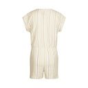 Gestreifter Mädchen-Jumpsuit, kurze Ärmel 2