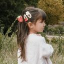 Erdbeer-Haarklammer 2