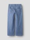 Weite Jeans mit farbigen Streifen 2