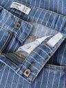 Weite Jeans mit farbigen Streifen 3