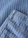 Weite Jeans mit farbigen Streifen 4