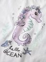 Mädchen T-Shirt Seepferdchen 3