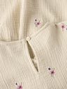 Musselin Kleid mit Blumenstickerei 3