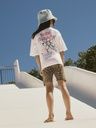 Mädchen T-Shirt Weit mit Rückenprint 5