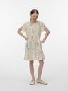 Mädchen KA Kleid mit Blumendruck 2