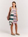 Sportliches gestreiftes Mädchen-Sommerkleid 3