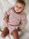 Baby-Body mit Rüschen geblümt 2