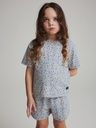 Kurzes Kinder-Pyjama mit Blumen-Print 2