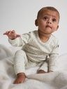 Gerippte Babyhose mit Punkten 2