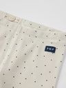 Gerippte Babyhose mit Punkten 3