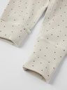 Gerippte Babyhose mit Punkten 4