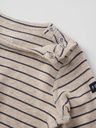 Gerippter Baby-Langarmbody mit Streifen 3