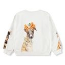 Mädchen-Sweatshirt Hunde und Tiger 3