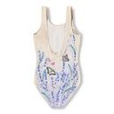 Mädchen Badekleid mit Blumenwiese-Print 2