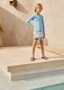 Jungen Badeshorts Renn-Motiv 2