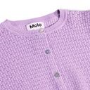 Feine Mädchen-Strickjacke einfarbig 4