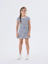 Jerseykleid gestreift mit Bindekordel 5