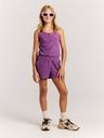 Ärmelloser Mädchen-Playsuit in Frotteeoptik 7