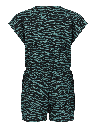 Kurzer gemusterter Mädchen-Jumpsuit 2