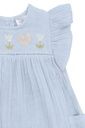 Leichtes Musselin Kleid Bestickt 3