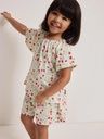 Mädchen-Rüschen-Top Erdbeer-Print 2