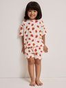 Kurzes Kinder-Pyjama mit Erdbeer-Print 2
