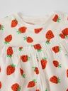 Kurzes Kinder-Pyjama mit Erdbeer-Print 3