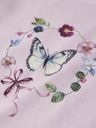 Mädchen T-Shirt mit Blumendruck 3