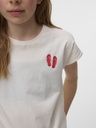 Mädchen T-Shirt mit kleinem Brustdruck 5