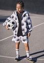 Jungen Kapuzenjacke mit Fussball-Print 2