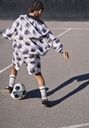Jungen Kapuzenjacke mit Fussball-Print 9