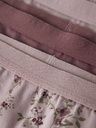 3-Pack Unterhosen Blumen Muster 4