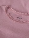 Mädchen Langarmshirt mit Spitzebündchen 3