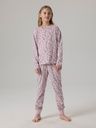 Pyjamaset Mädchen Blumen Muster 2